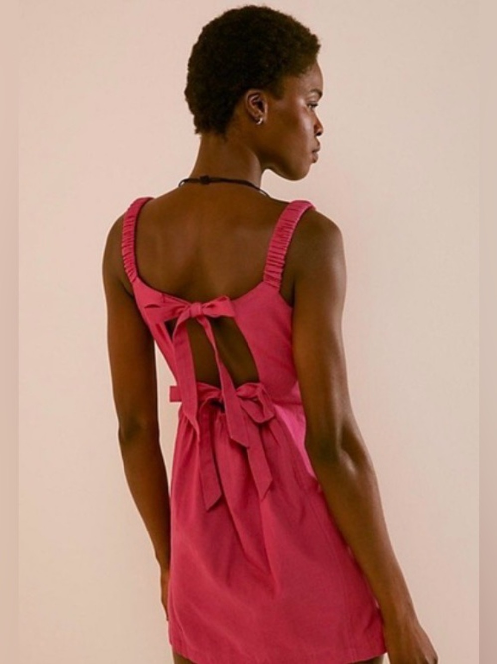 Free People 'Close To Heart' A-Line Cutout Mini Dress